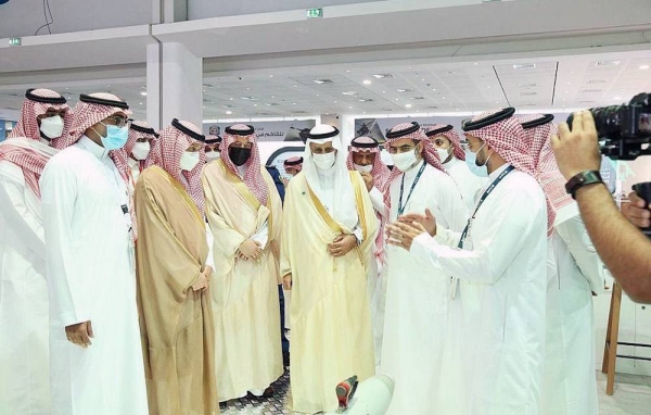 The Governor of the General Authority for Military Industries (GAMI) and Head of the Saudi delegation participating in the International Defense Exhibition & Conference (IDEX) Eng. Ahmed Bin Abdulaziz Al-Ohali inaugurated here Sunday the Kingdom of Saudi Arabia's pavilion at IDEX 2021, under the slogan 