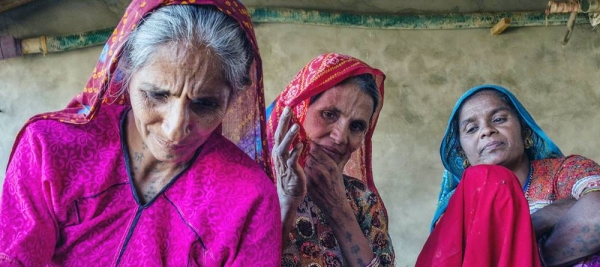 Women artisans from Barara village in Gujarat’s Patan district doing traditional embroidery. — courtesy Self Employed Women’s Association (SEWA)