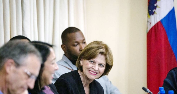 
Helen La Lime, special representative of the secretary-general for Haiti and head of the integrated UN office in Haiti, BINUH. File photo shows her in a former role as head of the United Nations Mission for Justice Support in Haïti, MINUJUSTH. — courtesy Leonora Baumann / UN MINUJUSTH