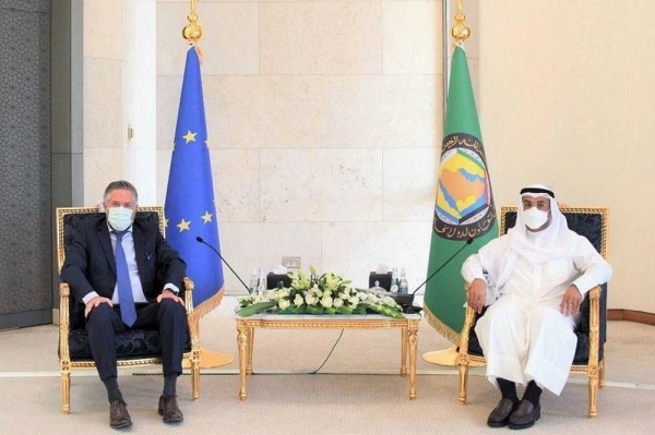 Secretary General of the Gulf Cooperation Council (GCC) Dr. Nayef Falah Mubarak Al-Hajraf received Tuesday the ambassadors of the European Union (UN) to the Kingdom of Saudi Arabia.