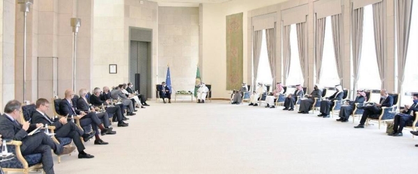 Secretary General of the Gulf Cooperation Council (GCC) Dr. Nayef Falah Mubarak Al-Hajraf received Tuesday the ambassadors of the European Union (UN) to the Kingdom of Saudi Arabia.