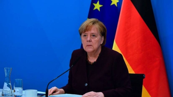 German Chancellor Angela Merkel has warned that her country could be caught in a third wave of COVID-19 if it lifts its lockdown too quickly. — Courtesy photo