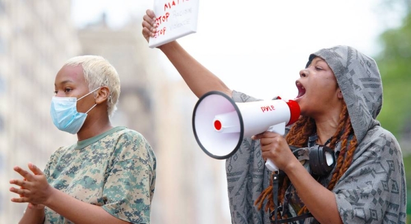 
File photo shows protests against racism and police violence were held in New York City after the death of George Floyd on May 25, 2020. — courtesy UN Photo/Evan Schneider