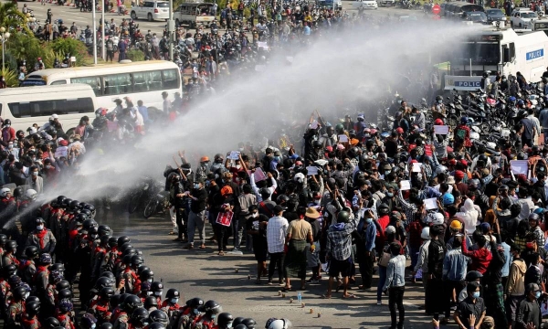 Myanmar's ousted civilian leader Aung San Suu Kyi was hit with another charge Monday, as protesters returned to the streets in a show of defiance following the deadliest day since the military seized power in a coup in early February. — File courtesy photo