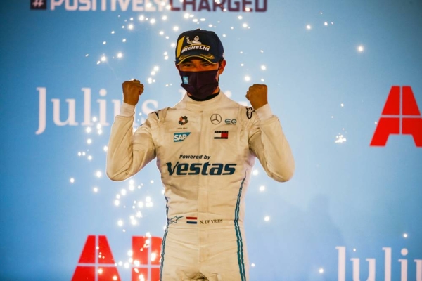 Nyck de Vries, the Mercedes-EQ Formula E - Diriyah E-Prix