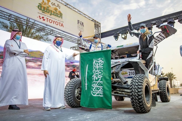 The Sharqiyah International Baja Toyota gets under way with a 10km qualifying stage in the Half Moon Bay area of the Eastern Province on Thursday afternoon, following a ceremonial start on Wednesday.