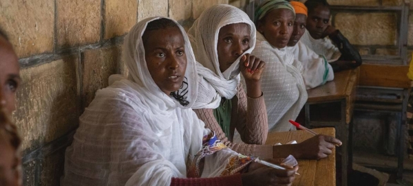 Displaced people in Adigrat town in the Tigray region of northern Ethiopia. — Courtesy file photo