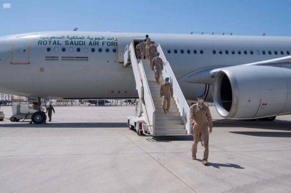 The Royal Saudi Air Forces (RSAF) combat aircraft arrived on Friday at Al-Dhafra Air Base in the United Arab Emirates to participate in the Exercise Desert Flag 2021.
