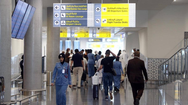 Abu Dhabi Airports, in partnership with Pure Health and Tamouh Healthcare, has launched rapid free COVID-19 PCR testing for all arrivals, except those in transit, with results provided in around 90 minutes. — WAM photo