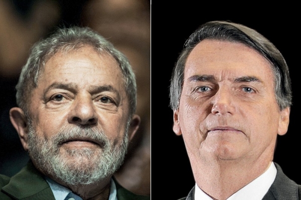 Former Brazilian President Luiz Inacio Lula da Silva, left, on Wednesday launched a stinging attack against President Jair Bolsonaro's handling of COVID-19, days after a judge cleared the way for his political comeback. — Courtesy photo