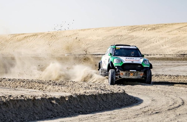 Yasir Seaidan at the start of the Jordan Baja