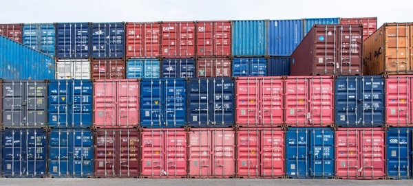 Shipping containers are seen at a port in the Democratic Republic of São Tomé and Príncipe in this courtesy file photo.