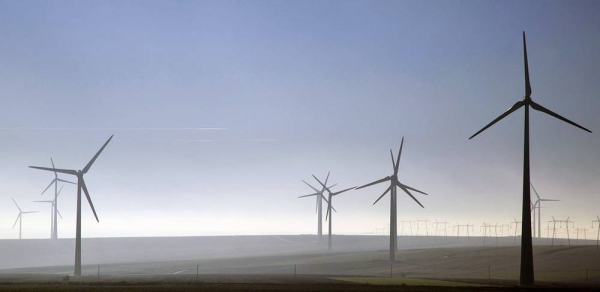 Using wind to produce energy has fewer effects on the environment than many other energy sources. — courtesy World Bank/Jutta Benzenberg