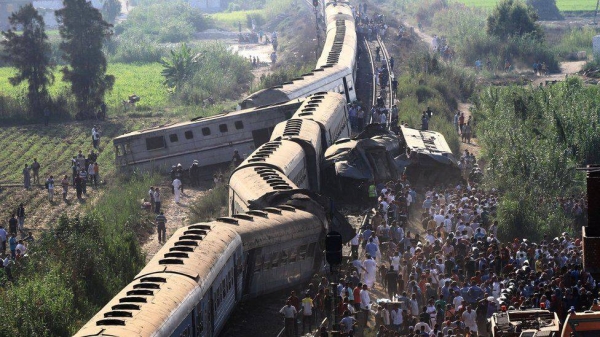 At least 32 people were killed and 66 injured after two trains collided in the Tahta district of the Upper Egypt governorate of Sohag, the Egyptian Ministry of Health said on Friday. — File photo