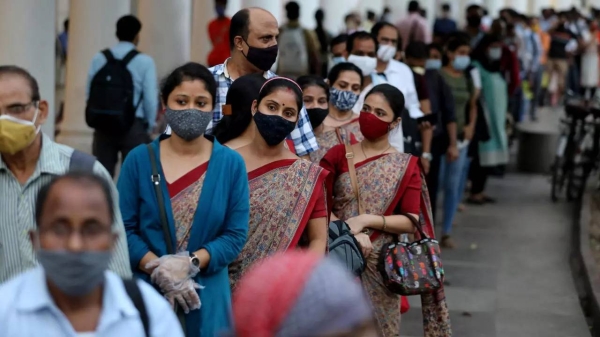 India on Friday recorded 59,118 new COVID-19 cases, marking the highest single-day rise in cases since Oct. 23 and surpassing Thursday’s figure of 53,476. — WAM photo