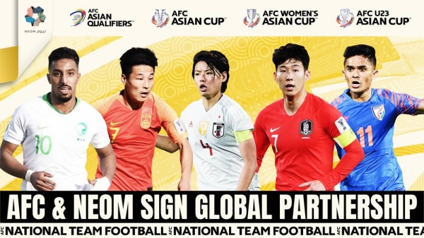 NEOM has become a Global Partner of the Asian Football Confederation (AFC) from 2021-2024.