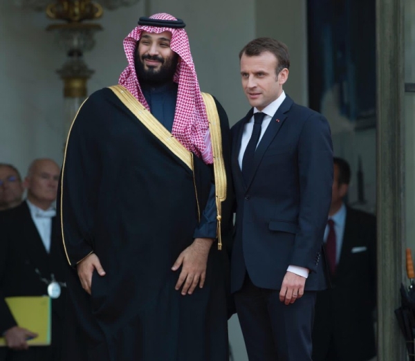 France backs Saudi environment initiatives as Crown Prince holds talks with President Macron