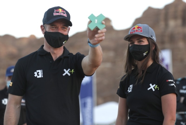 Extreme E qualifying group lottery draw. Cristina Gutierrez (ESP)/Sebastien Loeb (FRA), X44.