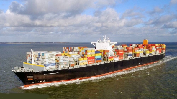 Maersk Esmeraldas, the second containership to pass through the Suez Canal after the Ever Given container was moved to clear the blockage, had left Morocco on way to the port of Salalah in Oman.