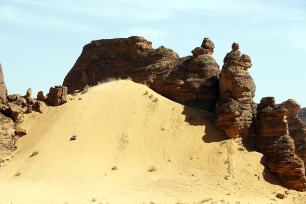 Catie Munnings (GBR)/Timmy Hansen (SWE), Andretti United Extreme E during the Desert X-Prix at AlUla on Saturday in AlUla, Saudi Arabia. (Photo by Charly Lopez / LAT Images)