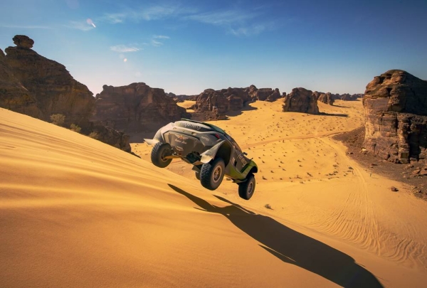 Catie Munnings (GBR)/Timmy Hansen (SWE), Andretti United Extreme E during the Desert X-Prix at AlUla on Saturday in AlUla, Saudi Arabia. (Photo by Charly Lopez / LAT Images)