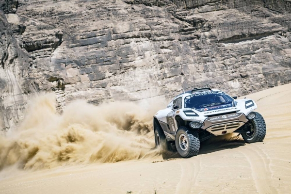 Catie Munnings (GBR)/Timmy Hansen (SWE), Andretti United Extreme E during the Desert X-Prix at AlUla on Saturday in AlUla, Saudi Arabia. (Photo by Charly Lopez / LAT Images)
