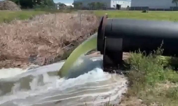 Florida Governor Ron DeSantis declared a state of emergency for the area as officials feared that a wastewater pond could collapse 