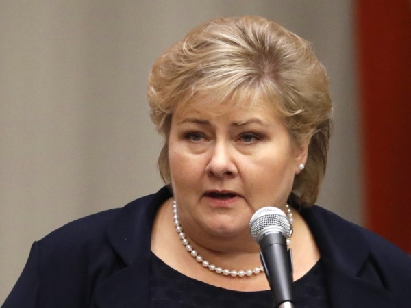 Norway's Prime Minister Erna Solberg