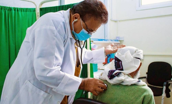 Dr. Nasser Qassem Sami, the head of the ART site in Aden, Yemen, which provides care services and medicine to people living with HIV. — courtesy IOM/Majed M.
