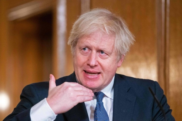 British Prime Minister Boris Johnson on Monday hailed passing a “significant milestone” in the battle against coronavirus as all adults over 50 in the United Kingdom have received a COVID-19 jab in the United Kingdom, three days before the initial target of April 15. — Courtesy file photo