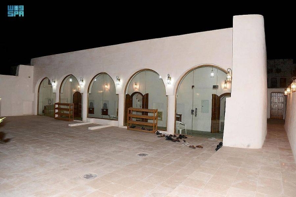 Abu Bakr Mosque is one of the oldest heritage buildings in the middle of the old Al-Kut neighborhood in Al-Hofuf, Al-Ahsa governorate, about 200 meters east of Al-Kut cemetery, and about 390 meters southwest of Ibrahim Palace. — SPA photos