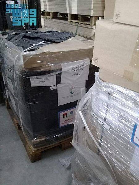 The shipment, which includes 38 ventilators, will help the health ministry confront the coronavirus (COVID-19 pandemic in Palestinian territories. — SPA photos
