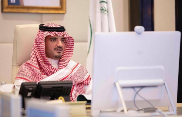 Minister of Interior Prince Abdulaziz Bin Saud Bin Naif.
