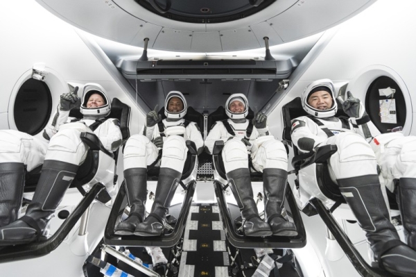 A SpaceX Crew Dragon spacecraft — carrying four astronauts from three countries — took off from NASA's Kennedy Space Center in Florida on Friday morning, beginning their six-month stay in space. — File courtey photo
