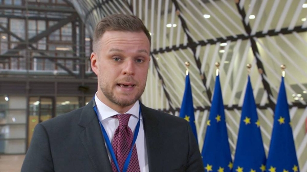Lithuania's Foreign Minister Gabrielius Landsbergis.