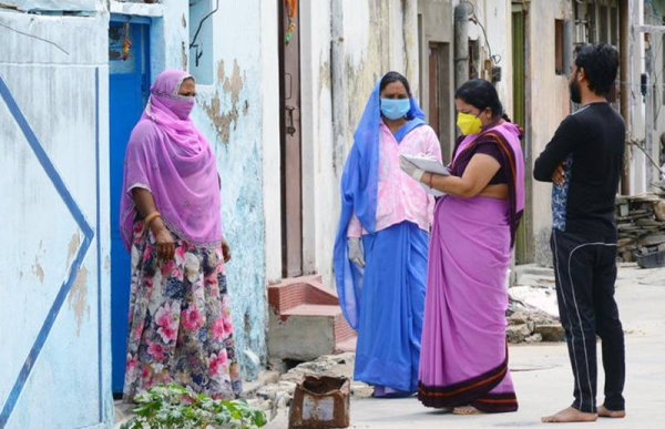 India's coronavirus infections rose by 346,786 overnight, the Health Ministry said on Saturday.