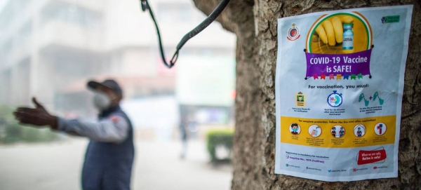 In New Delhi India, a poster plays a role in dispelling myths about the COVID-19 vaccine. — Courtesy file photo
