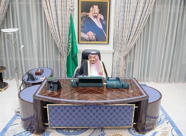 The Custodian of the Two Holy Mosques King Salman, prime minister, chaired on Tuesday the Cabinet's virtual session in Neom.