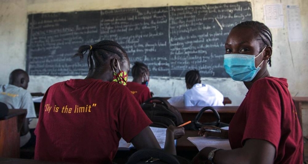 Students return to school in Juba, South Sudan, after more than fourteen months of COVID-19 restrictions. — courtesy UNICEF/Bullen Chol