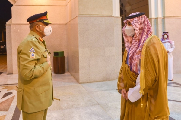 Saudi Arabia’s Deputy Defense Minister Prince Khalid Bin Salman met here early Friday with Pakistan’s Chief of the Army Staff Gen. Qamar Javed Bajwa.
