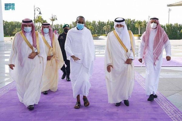 Prime Minister of Somalia Mohamed Hussein Roble arrived in Jeddah on Friday to perform Umrah rituals.