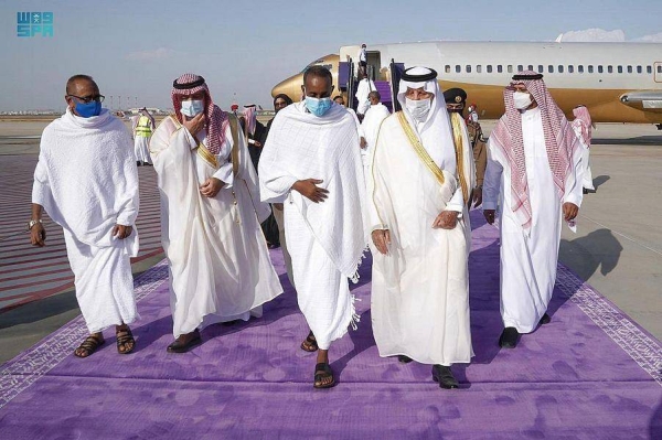 Prime Minister of Somalia Mohamed Hussein Roble arrived in Jeddah on Friday to perform Umrah rituals.