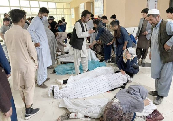 A bomb blast near a girls’ school in the Afghan capital Kabul has killed at least 40 people, many of them children, according to a government spokesman. — courtesy Twitter