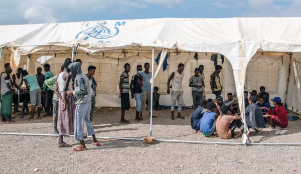 Migrants who survived the capsizing of a smugglers boat in the Gulf of Aden were brought ashore in Obock in Djibouti. — courtesy IOM/Olivia Headon