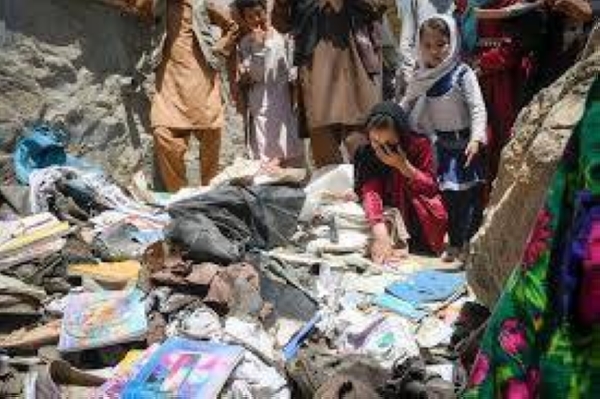 Dozens of young girls were buried at a hilltop cemetery in Kabul on Sunday, a day after a secondary school was targeted in one of Afghanistan's most deadly attacks this year. —Courtesy file photo