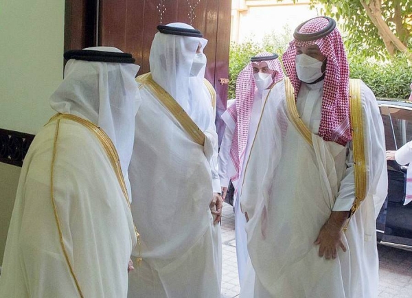 Crown Prince Muhammad Bin Salman, deputy prime minister and minister of defense, performed Eid Al-Fitr prayer at Imam Turki Bin Abdullah Mosque in Riyadh.