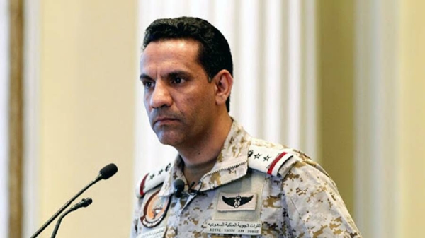 Spokesman of the Coalition to Restore Legitimacy in Yemen, Brig. Gen Turki Al-Maliki.