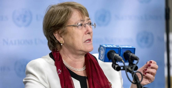 File photo of Michelle Bachelet, United Nations High Commissioner for Human Rights. — courtesy UN Photo/Laura Jarriel