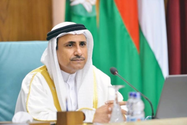 Arab Parliament President Adel Bin Abdulrahman Al-Asoumi.