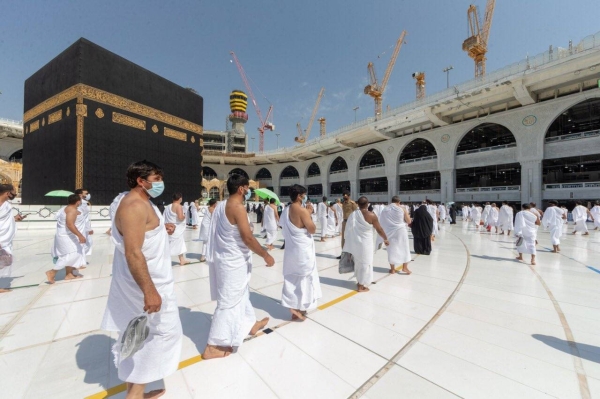 Hajj that usually sees over 2.5 million Muslims travel to Makkah was curtailed last year for the first time in modern history to allow just 1,000 pilgrims to take part due to COVID-19.